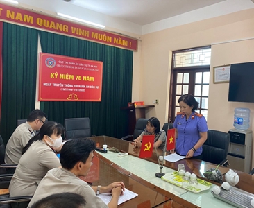 Kiểm sát trực tiếp tại Chi cục Thi hành án dân sự quận Hoàng Mai